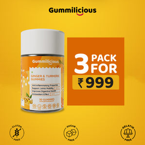 Ginger & Turmeric Gummies Pack of 3